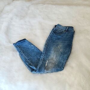 CAbi Blue Boyfriend Jeans Relaxed Fit